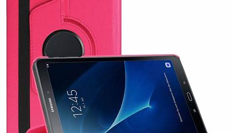 Housse Tablette Samsung Tab A 101 2016 , Étui Folio Rotatif à 360° Pour Galaxy