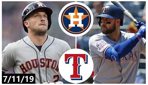 Houston Astros 5-4 Rangers Texas MLB Playoffs 2023 Summary & Runs