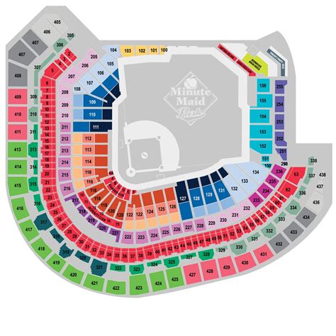 houston astros minute maid park seating chart