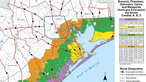 houston evacuation map by zip code