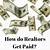 how are real estate agents paid
