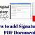 how can i electronically sign a pdf file