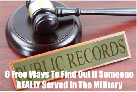 Verifying Whether Someone Served In The Military