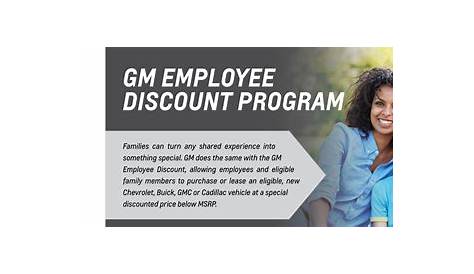 How To Get The GM Employee Discount