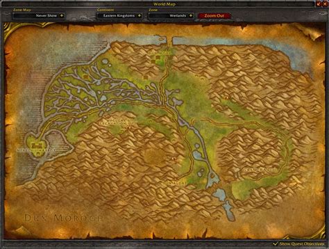 how do i get to the wetlands in wow