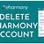 how do i permanently delete my eharmony account