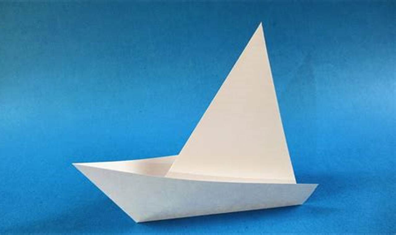 how do u make an origami boat