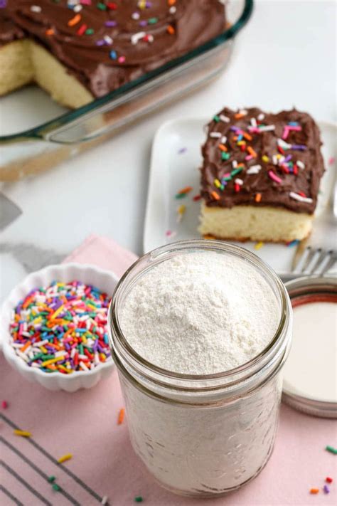 How to make a boxed cake mix taste homemade {"doctored up" cake mix