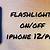 how do you turn off iphone 12 flashlight not working
