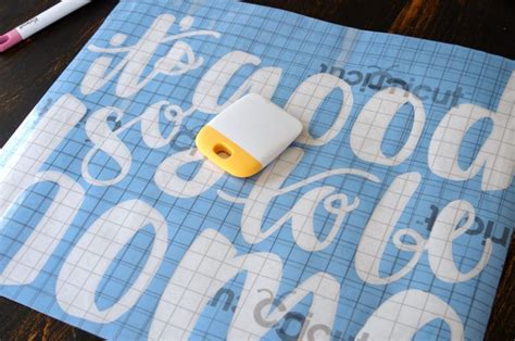 DIY personalized doormat using cricut stencil vinyl Cricut explore air
