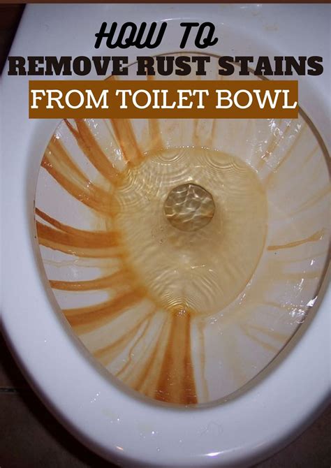 Best way to remove rust stains from the toilet bowl with Coke