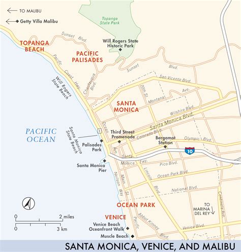 Malibu to Palos Verdes XLARGE Santa Monica Bay Map Globes & Maps Home