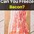 how long can bacon be frozen before it goes bad