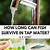 how long can fish survive in tap water