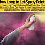 how long does it take for spray paint to dry on plastic