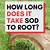 how long does it take sod to root