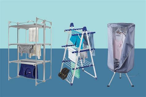Electric Clothes Airer Dryer Heated Indoor Horse Foldable