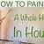 how long does it take to paint a house interior