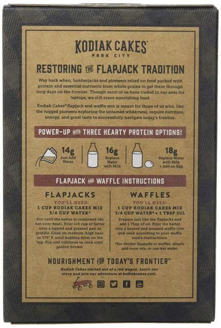 Kodiak Pancake Mix Recipe On Box foodrecipestory
