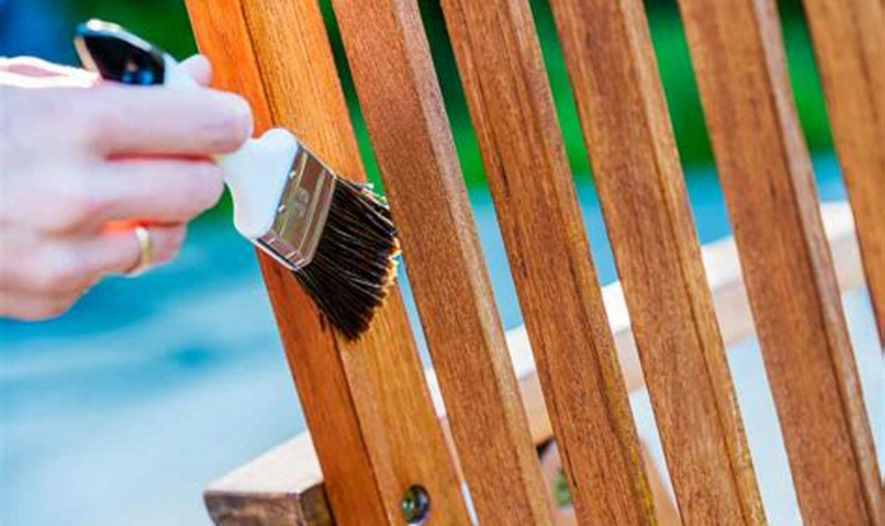 how long does teak furniture take to dry
