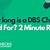 how long is dbs valid for