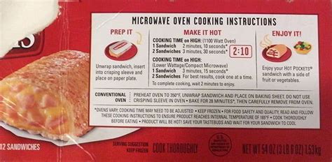 How Long To Cook A Breakfast Hot Pocket In Microwave