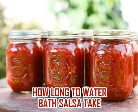 Water Bath Canning Homemade Tomato Salsa Healthy at Home
