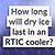 how long will dry ice last in a rtic cooler