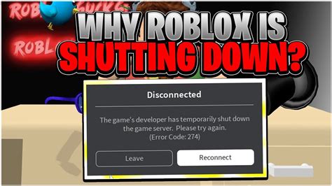 How Long Will Roblox Be Shut Down