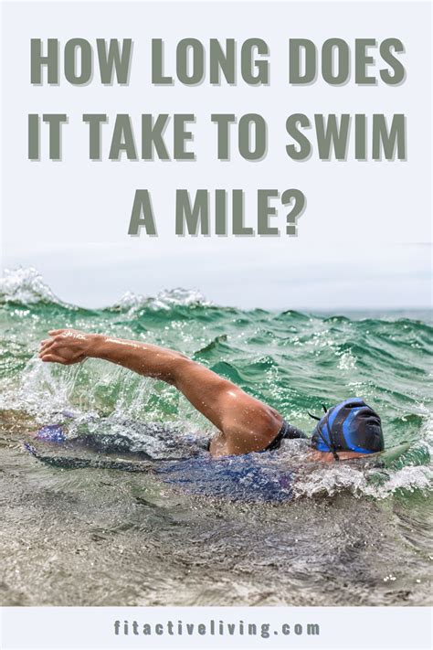 How Long Does It Take To Swim A Mile? in 2021 Swimming