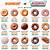 how many calories in an iced doughnut