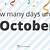 how many days has it been since october 19