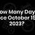how many days till october 16 2021