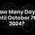 how many days till october 7 2021