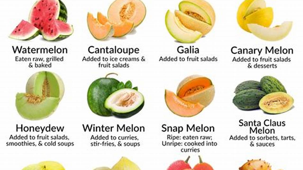 Uncover the Enchanting World of Melons: Discover the Rainbow of Flavors and Varieties
