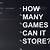 how many games are on ps5