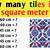 how many tiles per m2