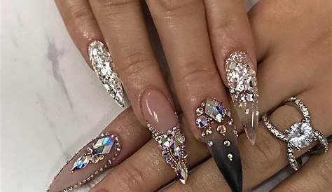 How Much Are Rhinestones On Nails Nail Designs With Add Some Sparkle