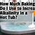 how much baking soda to raise ph in spa