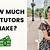 how much do online english tutors make