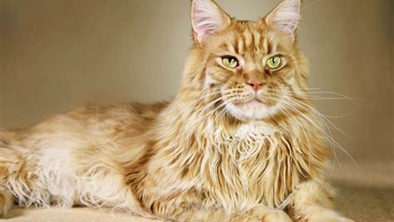 How Much Does an Orange Maine Coon Cat Cost?