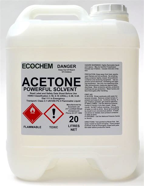 Buy 100 Acetone Melbourne Solvents