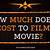 how much does it cost to dub a movie