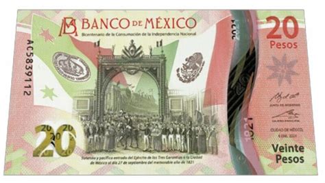 20 Mexican Pesos banknote (Series D) Exchange yours for cash today