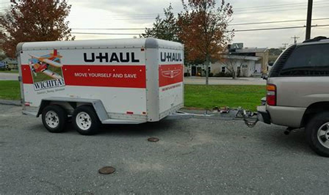 how much is a uhaul trailer for a day