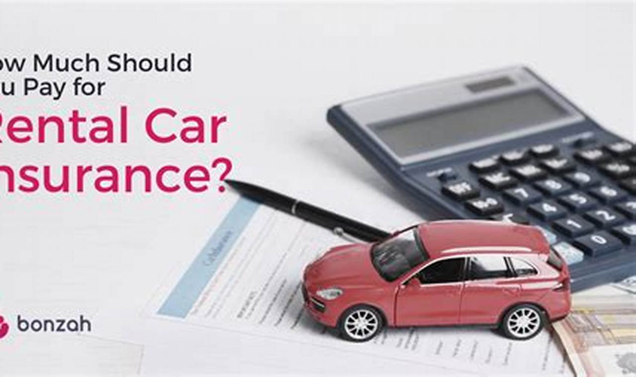 how much is rental car insurance