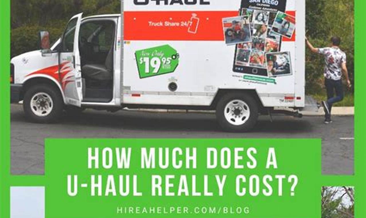 how much u haul cost