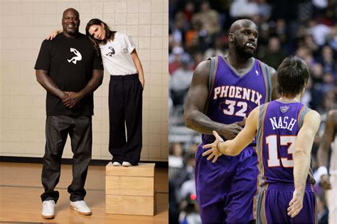 Shaq next to a replica of the tallest man to have lived pics