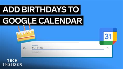 How To Add A Birthday To Google Calendar