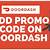 how to add a promo code on doordash application process